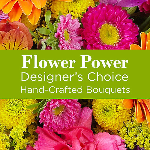 A Multi Colored Florist Designed Vase