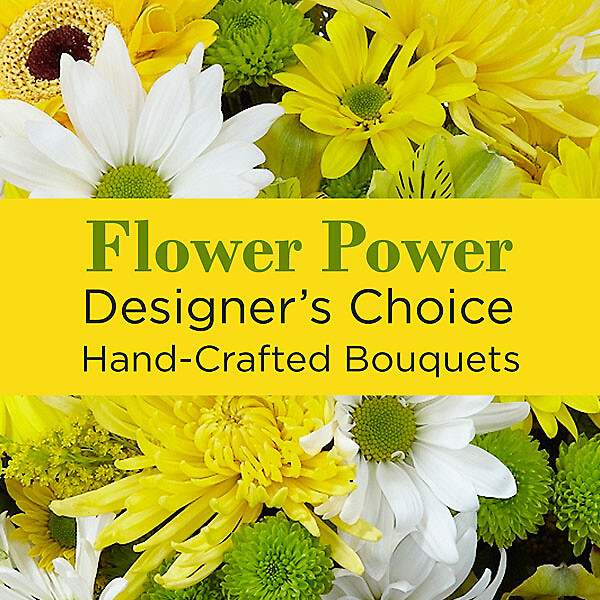 A Yellow Colors Florist Designed Vase