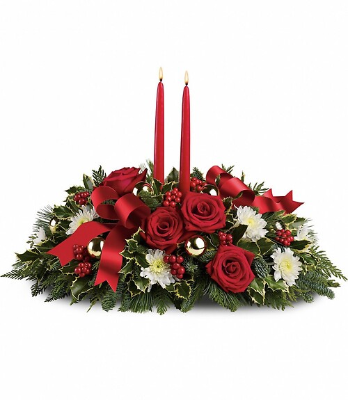 Holiday Shimmer Centerpiece