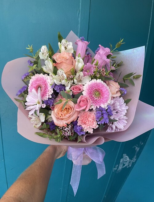 Designer&#039;s Choice Pastels Wrapped Bouquet